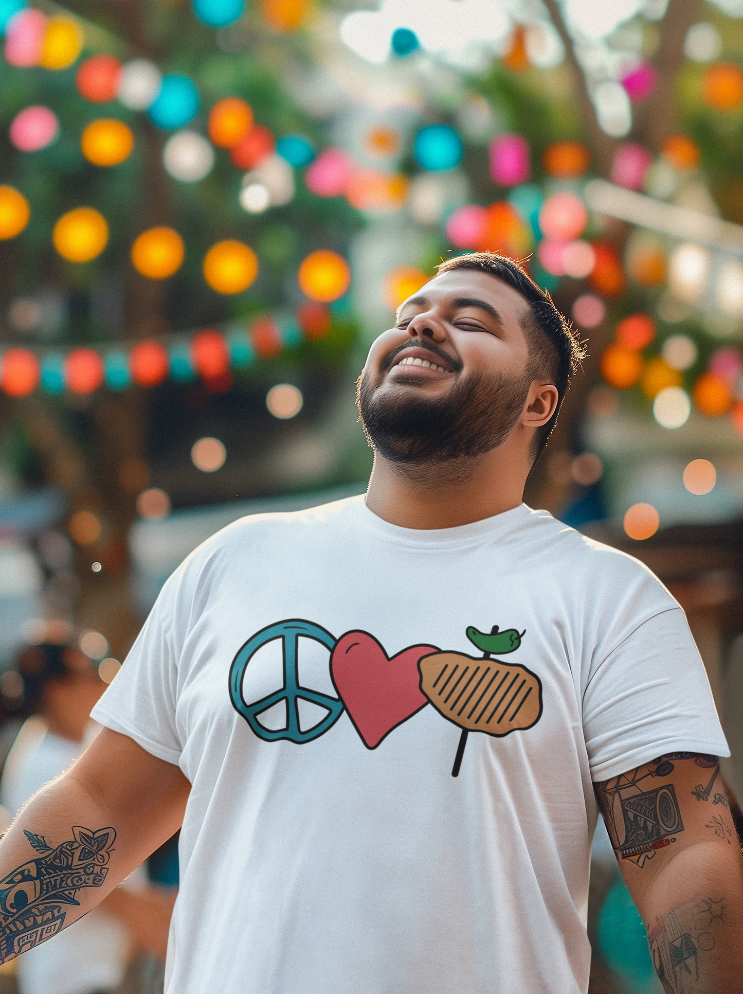 Peace, Love & Chicken on a Stick // Fiesta Fun