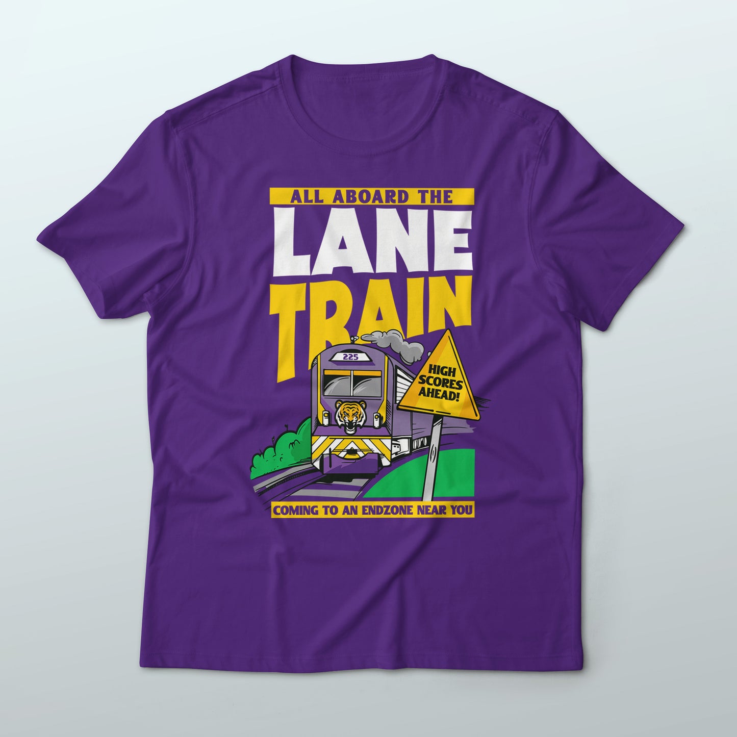 All Aboard the Lane Train Cartoon