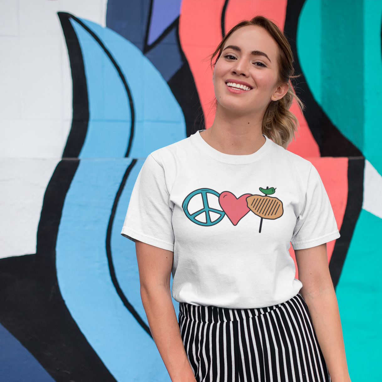 Peace, Love & Chicken on a Stick // Fiesta Fun